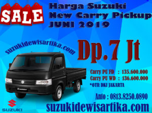 HARGA SUZUKI NEW CARRY PICKUP BULAN JUNI 2019 DKI JAKARTA
