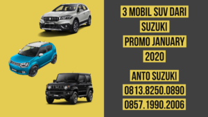 3 Mobil SUV dari Suzuki Promo January 2020