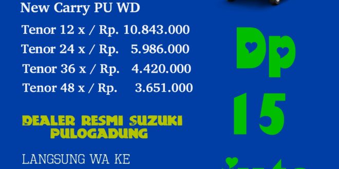 Promo Kredit Suzuki New Carry Pick Up Dealer Suzuki Pulogadung<span class="rating-result after_title mr-filter rating-result-8875">			<span class="no-rating-results-text">No ratings yet.</span>		</span>